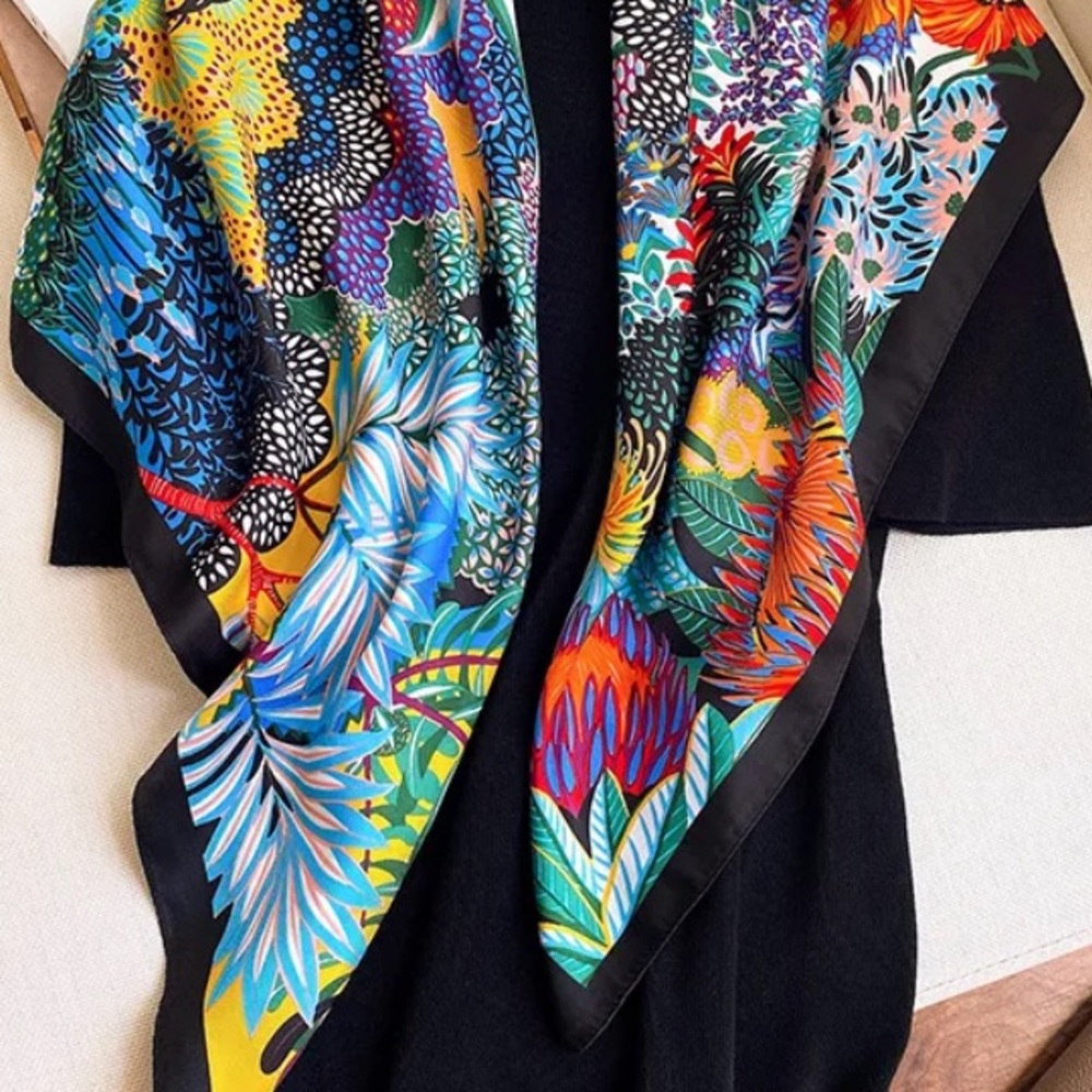 Fabulous Lux Designer Zebra Scarf
